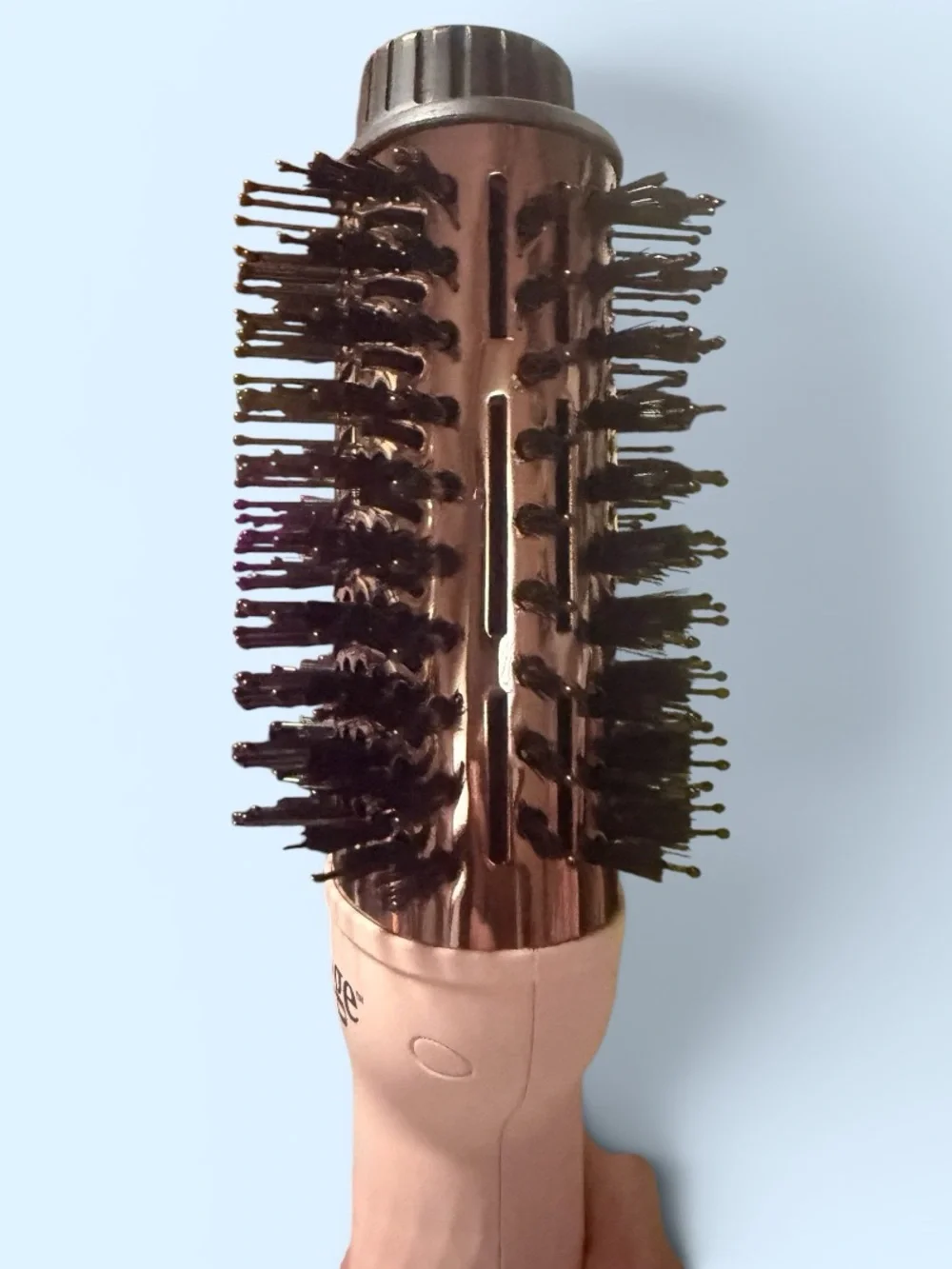 L’ange Le Volume 75mm Titanium Blow Dryer Brush Brand NEW in Blush Pink - Picture 5 of 5
